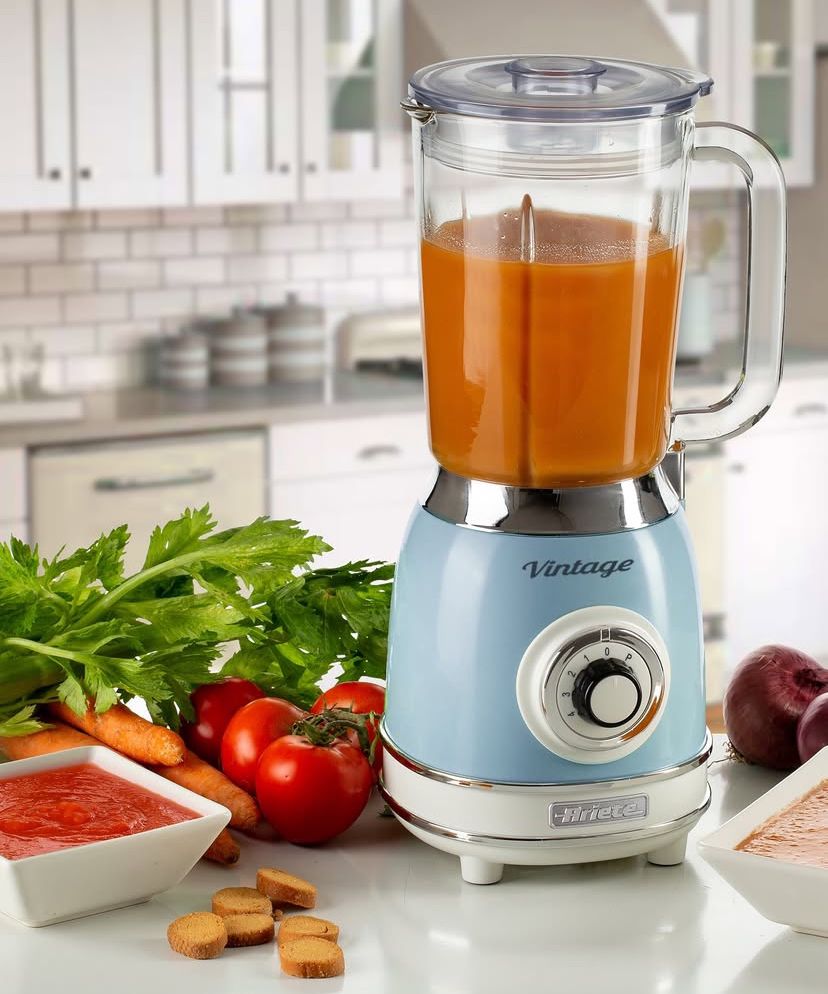 Liquidificador Vintage Azul Copo de Vidro 1,5L 220V 1000W Ariete
