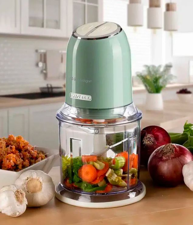 Processador de Alimentos Vintage Verde 220V 250W Ariete