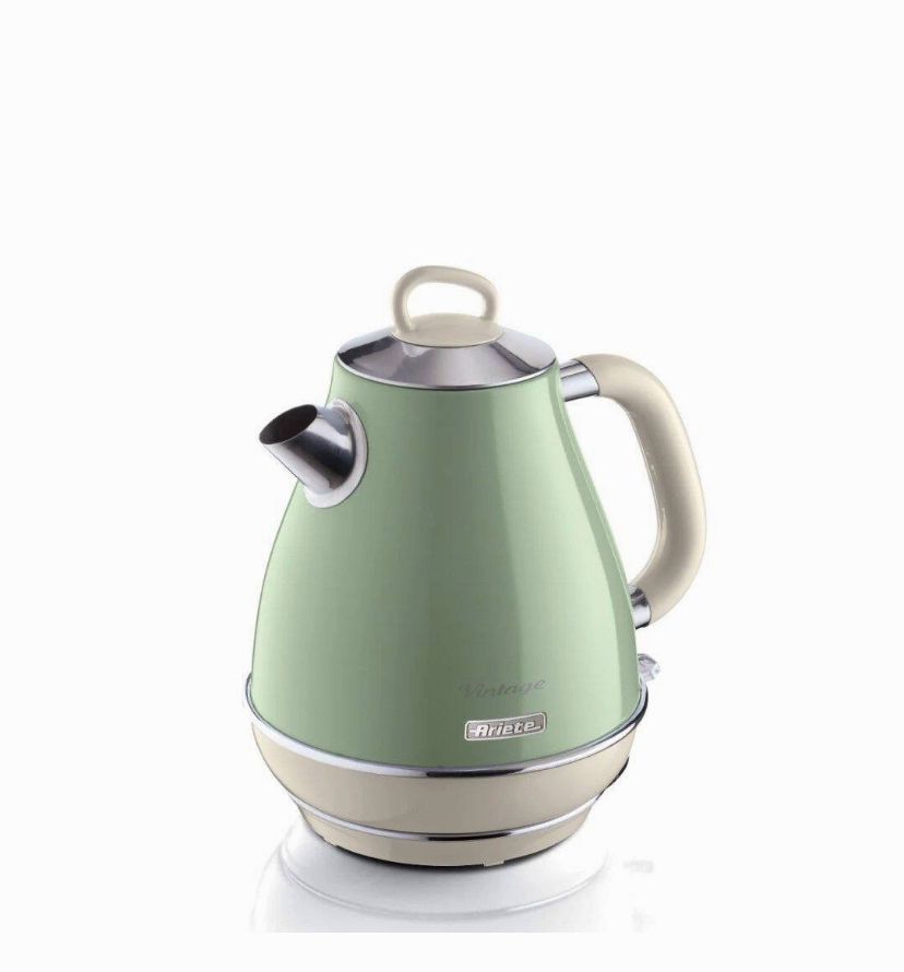 Chaleira Elétrica Vintage Verde 1,7L 360º 127V 1500W Ariete - Imagem 2