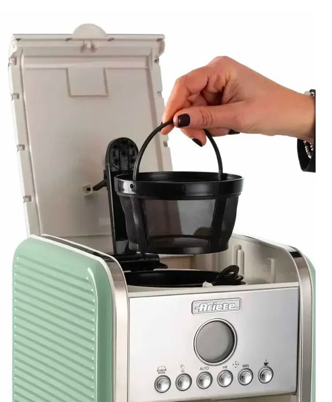 Cafeteira Vintage Verde 4 a 12 Xícaras 220V 900W Ariete - Imagem 5